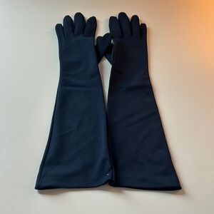 Vintage Kayser Elegant Long Navy Opera Gloves